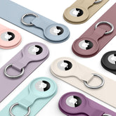 6 Pack Airtags Holder Airtag Case Keychain,  Silicone GPS Case Key Ring for Air Tag Holder, Key Chain Accessories for Apple Item Finder Tracker, Itag Finders Cover for Pet Dog Cat
